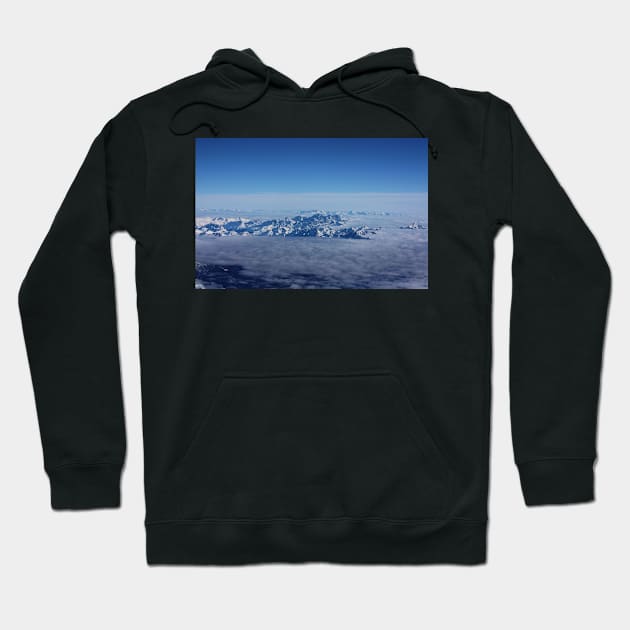 Swiss Alps IV. Aerial. 2010 Hoodie by IgorPozdnyakov